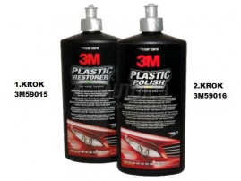 3M PLASTIC RESTORER Ošetrovač plastových svetlometov 500ml